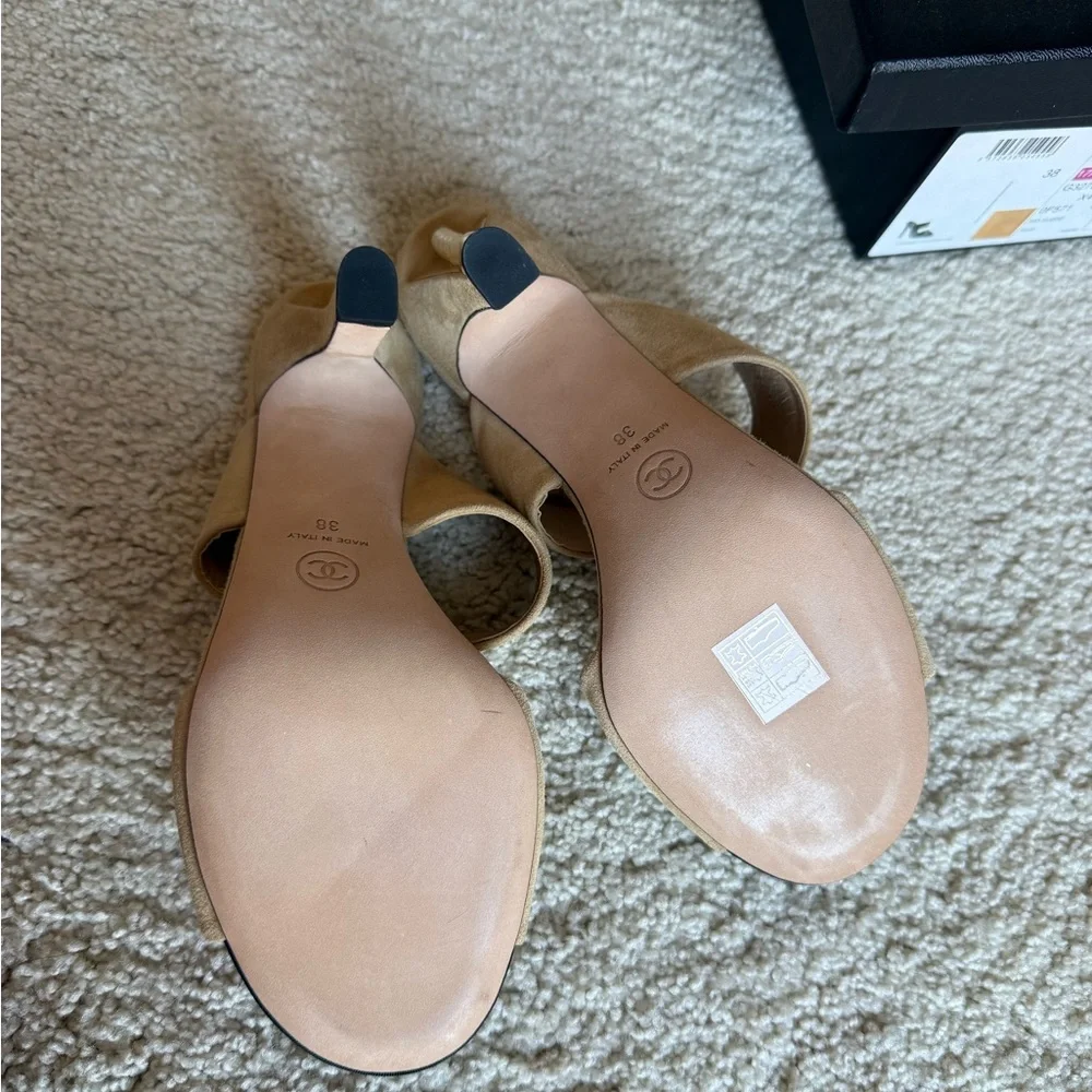 CHANEL  Beige Heels - Picture 5 of 8